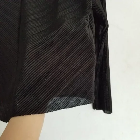 MNG Mango Suit Long Sleeve Ribbed Striped Top Shirt XS - Picture 5 of 8